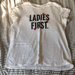 Kate Spade “Ladies First” Shirt